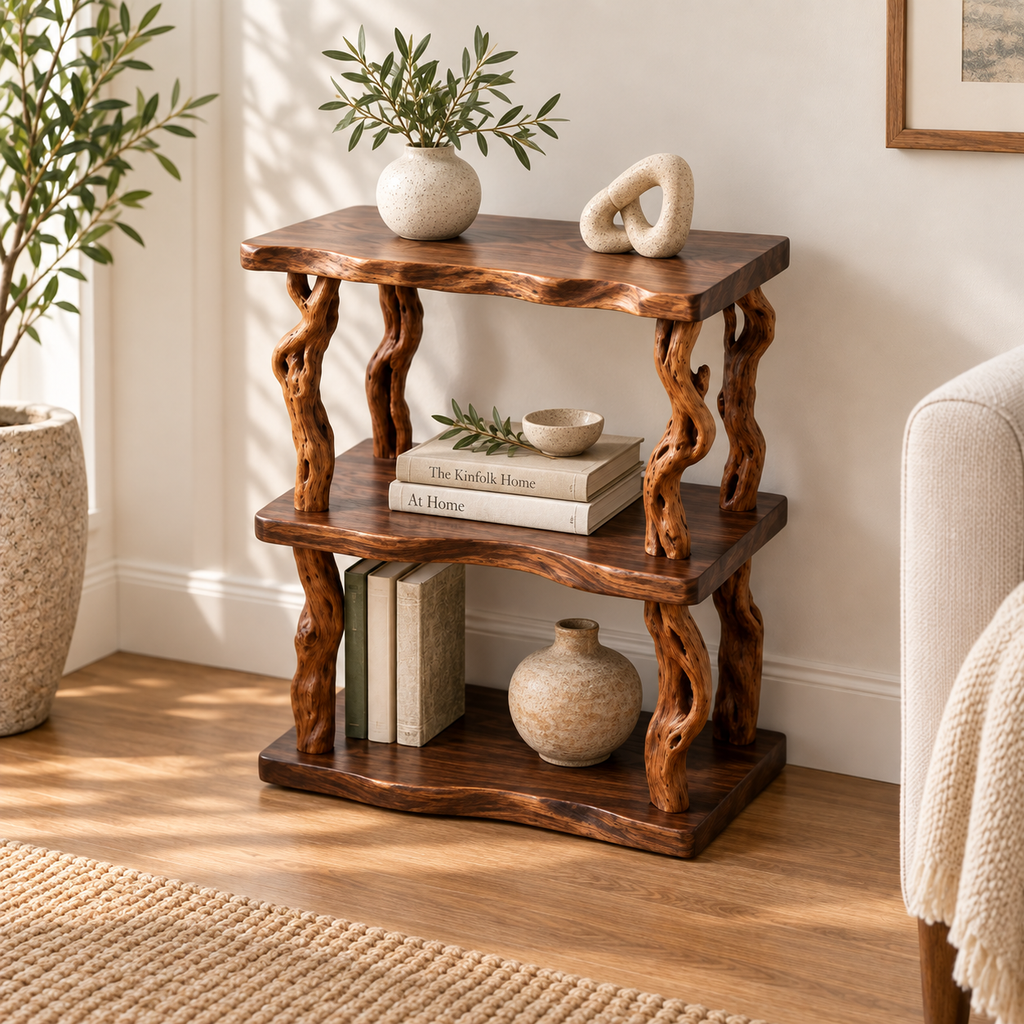 16-Inch Driftwood Branch Nightstand