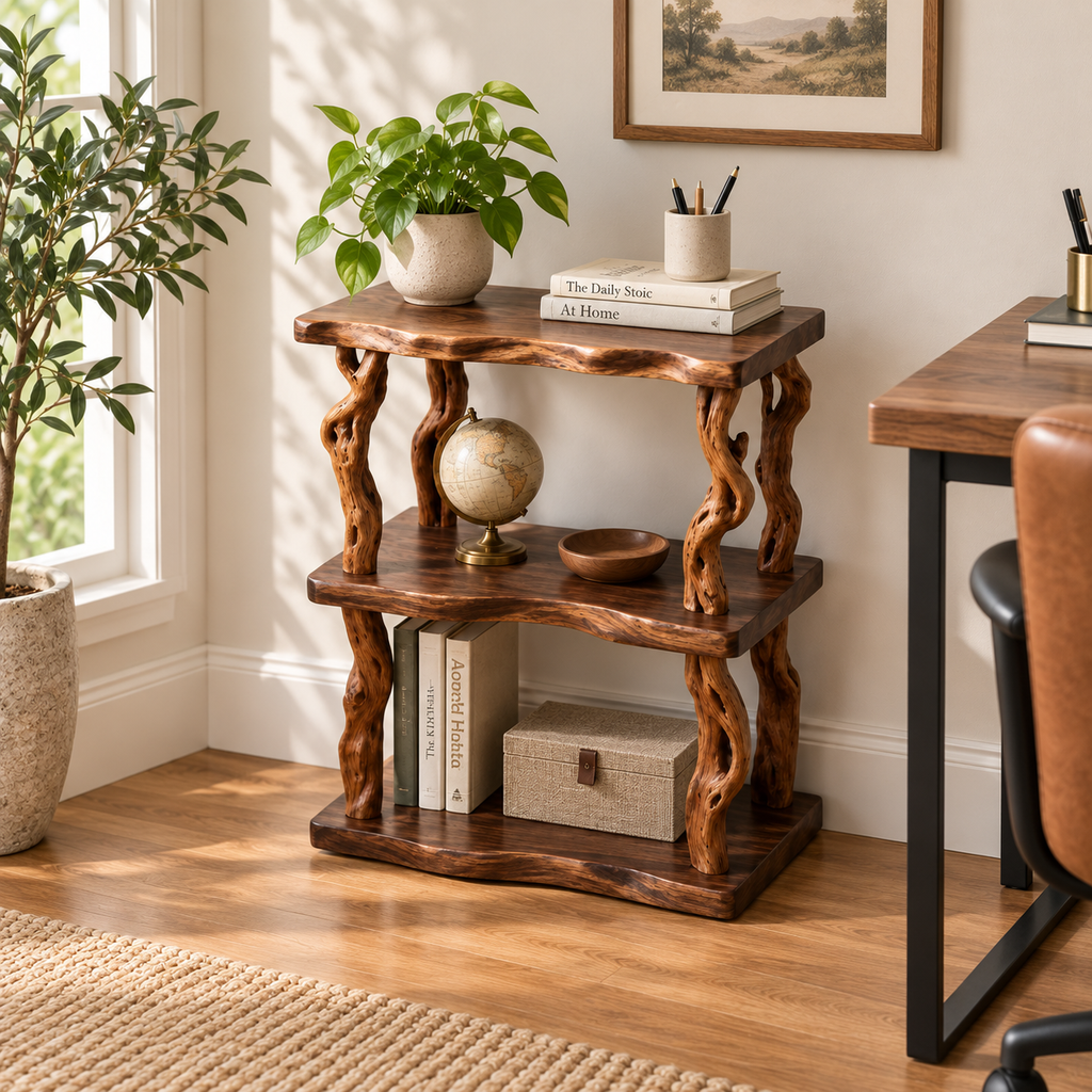 16-Inch Driftwood Branch Nightstand
