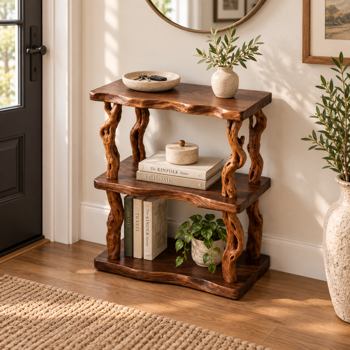 16-Inch Driftwood Branch Nightstand