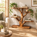 36-Inch Freestanding Driftwood Display Shelf