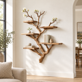 Tall Tree Branch Wall Bookshelf