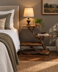 Three-Tier Driftwood Bedside Table